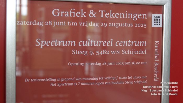 DSC09673- Kunsthal Boschveld - Keg - Spectrum Schijndel - 28jun2025 -  foto GerardMontE web