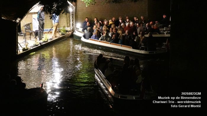 DSC03067- Muziek op de Binnendieze - Charivari Trio - 23aug2025 -  foto GerardMontE