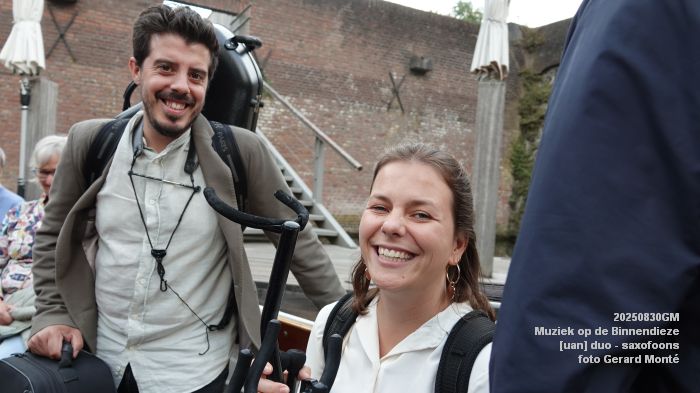 DSC03805- Muziek op de Binnendieze - [uan] duo - saxofoons - 30aug2025 -  foto GerardMontE