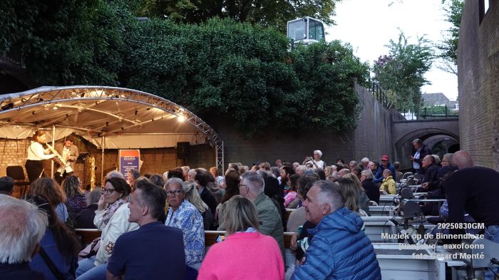 DSC03847- Muziek op de Binnendieze - [uan] duo - saxofoons - 30aug2025 -  foto GerardMontE