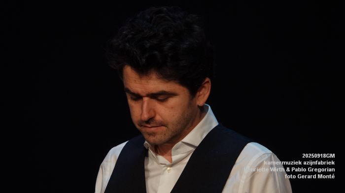 DSC05550- Frans Schubert - Die schoene Muellerin - Henriette Wirth piano - Pablo Gregorian tenor - 18sep2025 -  foto GerardMontE