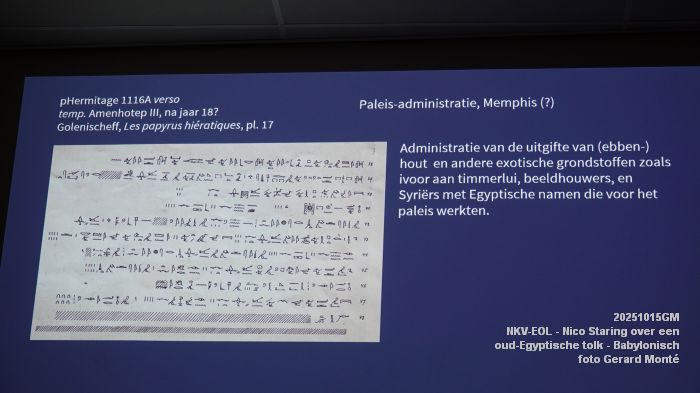 DSC06370- nkv-eol in De Slinger - Nico Staring -  oud-Egyptische tolk- 24sep2025 -  foto GerardMontE