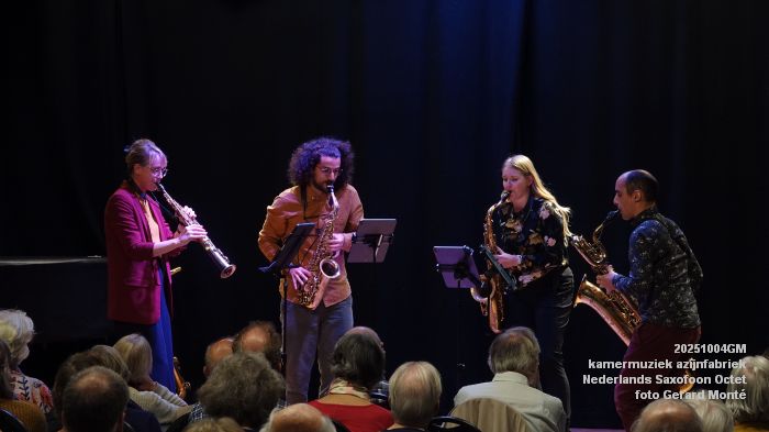 DSC07225- kamermuziek azijnfabriek - Nederlands Saxofoon Octet - 4okt2025 -  foto GerardMontE