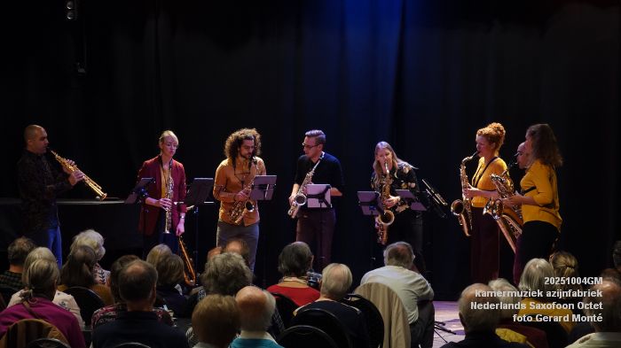 DSC07236- kamermuziek azijnfabriek - Nederlands Saxofoon Octet - 4okt2025 -  foto GerardMontE