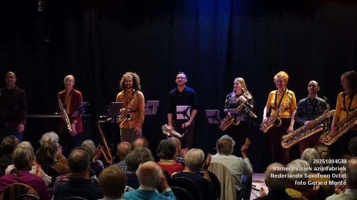 DSC07241- kamermuziek azijnfabriek - Nederlands Saxofoon Octet - 4okt2025 -  foto GerardMontE