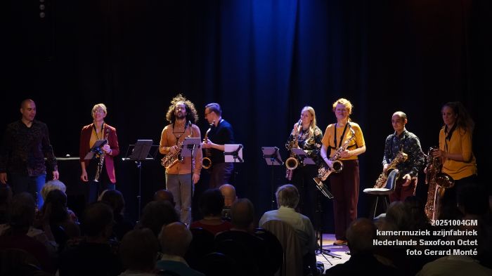 DSC07244- kamermuziek azijnfabriek - Nederlands Saxofoon Octet - 4okt2025 -  foto GerardMontE