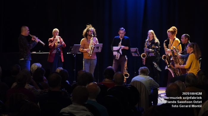 DSC07260- kamermuziek azijnfabriek - Nederlands Saxofoon Octet - 4okt2025 -  foto GerardMontE