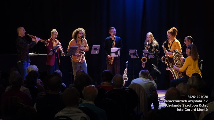 DSC07266- kamermuziek azijnfabriek - Nederlands Saxofoon Octet - 4okt2025 -  foto GerardMontE