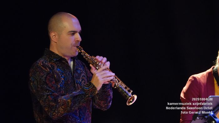 DSC07272- kamermuziek azijnfabriek - Nederlands Saxofoon Octet - 4okt2025 -  foto GerardMontE