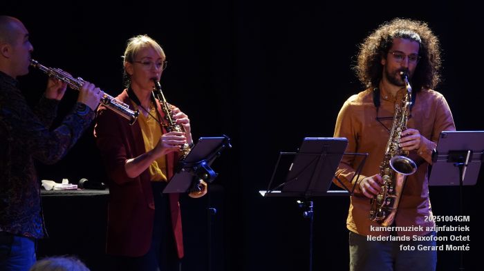 DSC07274- kamermuziek azijnfabriek - Nederlands Saxofoon Octet - 4okt2025 -  foto GerardMontE