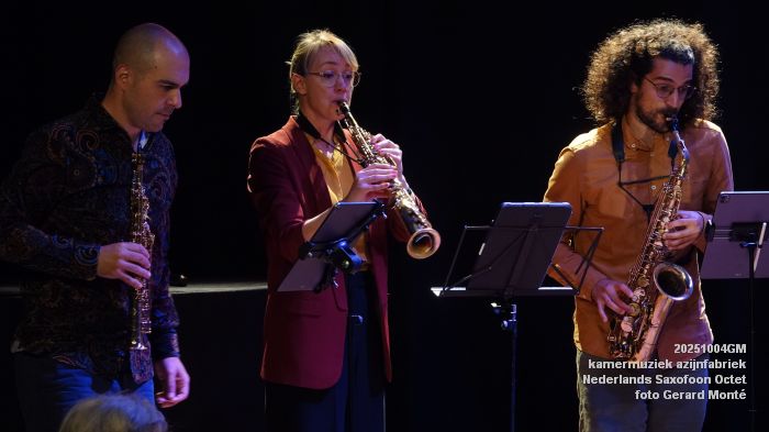 DSC07275- kamermuziek azijnfabriek - Nederlands Saxofoon Octet - 4okt2025 -  foto GerardMontE