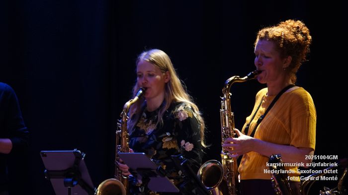 DSC07298- kamermuziek azijnfabriek - Nederlands Saxofoon Octet - 4okt2025 -  foto GerardMontE