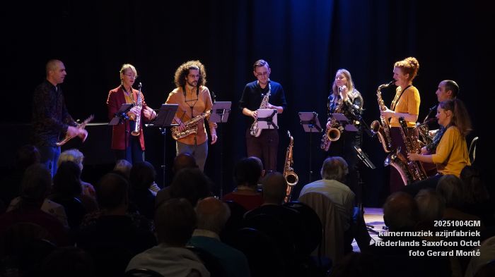 DSC07322- kamermuziek azijnfabriek - Nederlands Saxofoon Octet - 4okt2025 -  foto GerardMontE