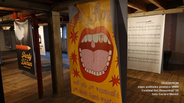 DSC00833- expositie politieke posters WWH - Festival Het Binnenhof 2025 - 29okt2025 - foto GerardMontE