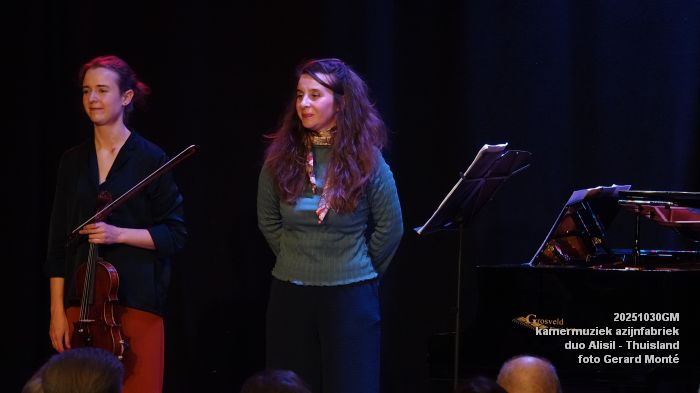 DSC00878- kamermuziek azijnfabriek - duo Alisil - Thuisland - 30okt2025 -  foto GerardMontE