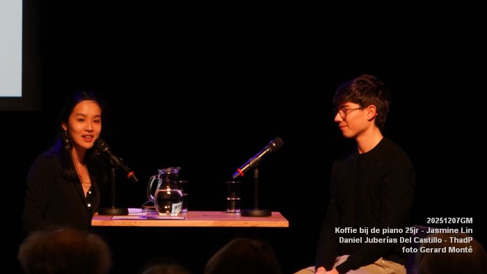 DSC08018- Koffie bij de piano - 25jr - Jasmine Lin - Daniel Juberias Del Castillo - ThadP - 7dec2025 -  foto GerardMontE