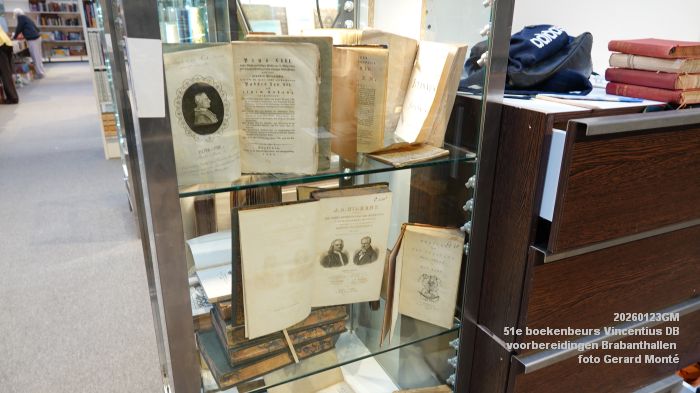 DSC01250- 51e boekenbeurs Vincentius - Brabanthallen voorbereiding - 23jan2026 -  foto GerardMontE