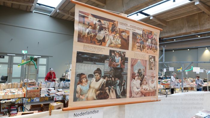 DSC01263- 51e boekenbeurs Vincentius - Brabanthallen voorbereiding - 23jan2026 -  foto GerardMontE