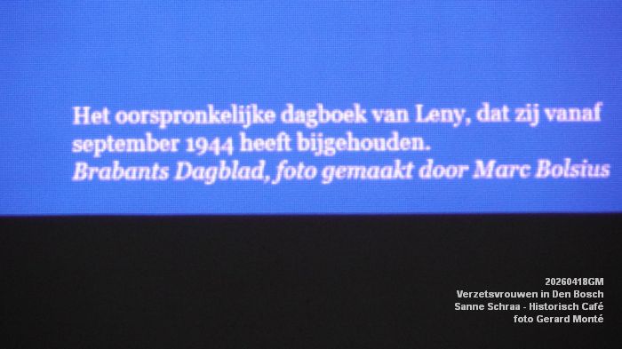 DSC06261- Sanne Schraa - Verzetsvrouwen in Den Bosch - Historisch Cafe -Knillispoort - 18apr2026 - foto GerardMontE DSC06261- Sanne Schraa - Verzetsvrouwen in Den Bosch - Historisch Cafe -Knillispoort - 18apr2026 - foto GerardMontE