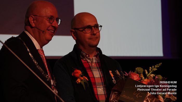 DSC07700- Lintjesregen tgv Koningsdag - Pleinzaal Theater aan de Parade - 24apr2026 - foto GerardMontE