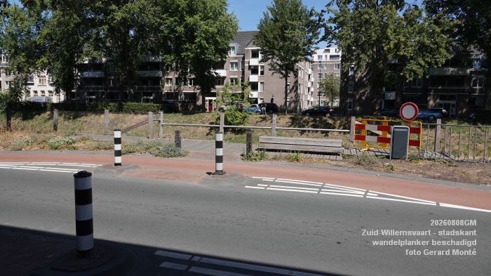DSC04163- Zuid-Willemsvaart - wandelplanker beschadigd - 8aug2026 - foto GerardMontE DSC04163- Zuid-Willemsvaart - wandelplanker beschadigd - 8aug2026 - foto GerardMontE