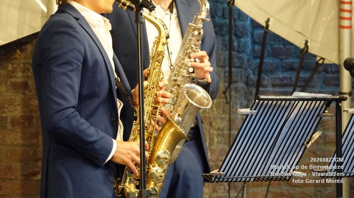 DSC05014- Muziek op de Binnendieze - The Sax Guys uit Vlaanderen - 22aug2026 - foto GerardMontE DSC05014- Muziek op de Binnendieze - The Sax Guys uit Vlaanderen - 22aug2026 - foto GerardMontE